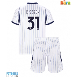 Billiga Inter Milan Yann Bisseck #31 Bortatröja Barn 2026-27 Kortärmad (+ Korta byxor)
